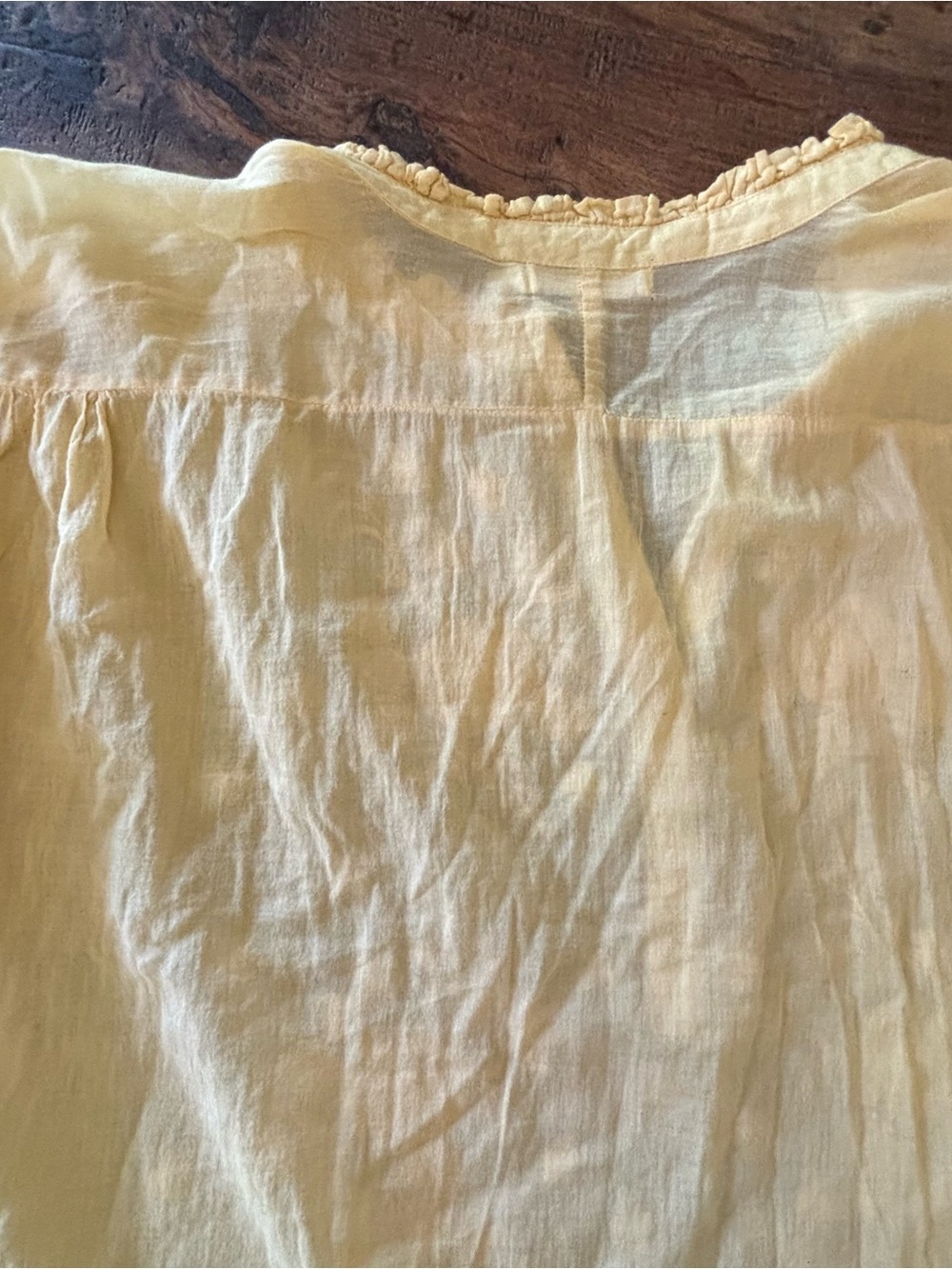 Cotton Kyla Seo Sunburst Yellow Embroidered Tunic - Picture 7 of 7